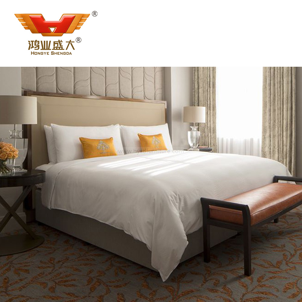 Modern Double Room Set Hotel Furniture (HY-013)