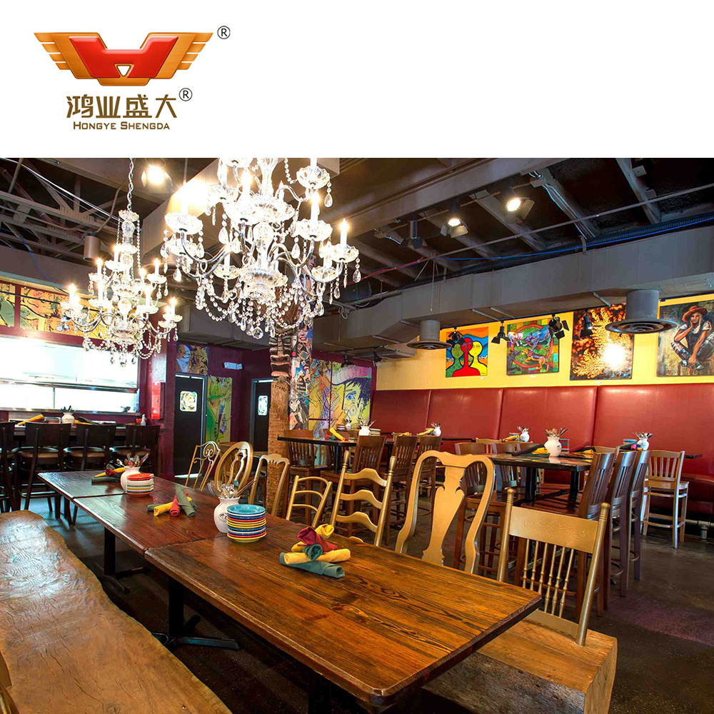 Customized Commercial High Gloss Restaurant and Bar Furniture
