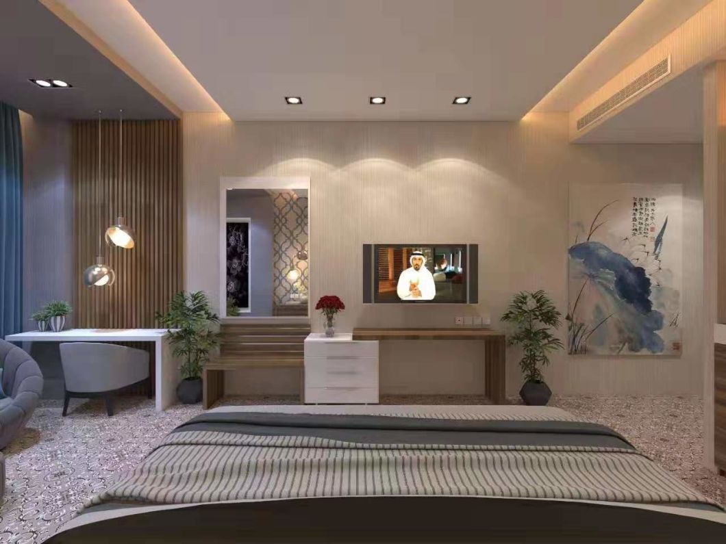 Modern Simple Luxury Hotel Bedroom Furniture Bed