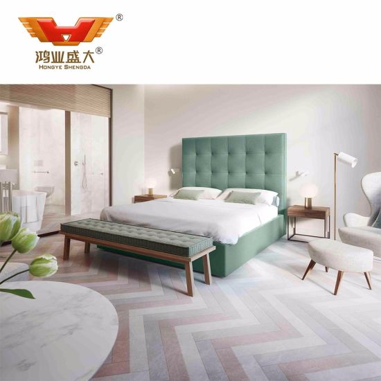 Custom Design Hotel Furniture 3 Star Bed Room Suit