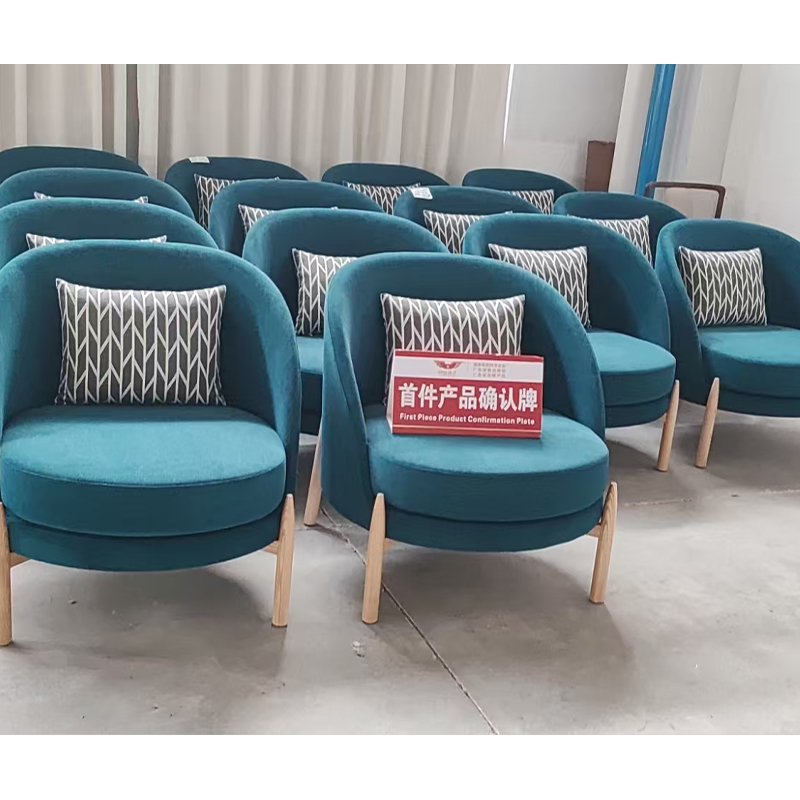 Hotel Lobby Armchair Modern Contract Lounge Chairs
