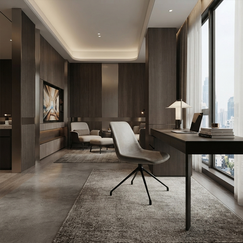 Swivel Guest Room Chair for Hotels
