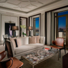 Hotel Lounge Couch Leather Sofa Set for St. Regis Hotel