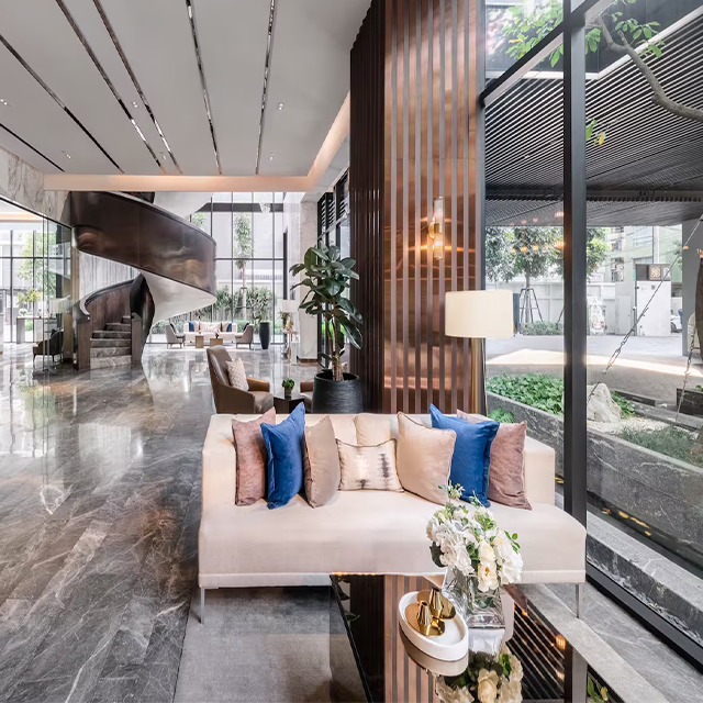 Minimalist Style Lounge Waiting Reception Couch for Hotel Lobby