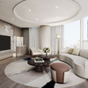 Movable Furniture Round/Square Hotel Coffee Table