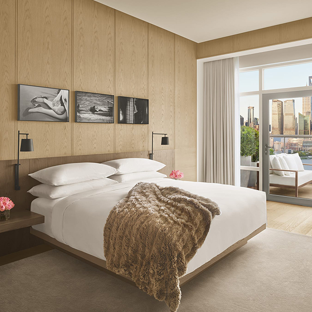 China Factory Customized Hotel Room Suite Furniture Bed