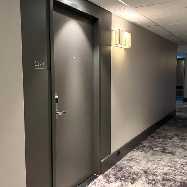 JW Marriott FF&E Furniture Wooden Hotel Door for Guest Room Suite