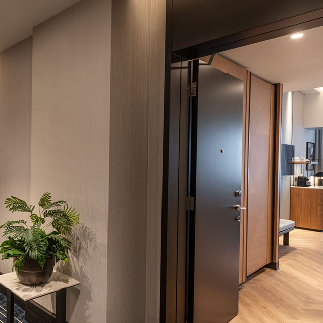 Fixed Furniture Hotel Wooden Door FF&E for Hospitality