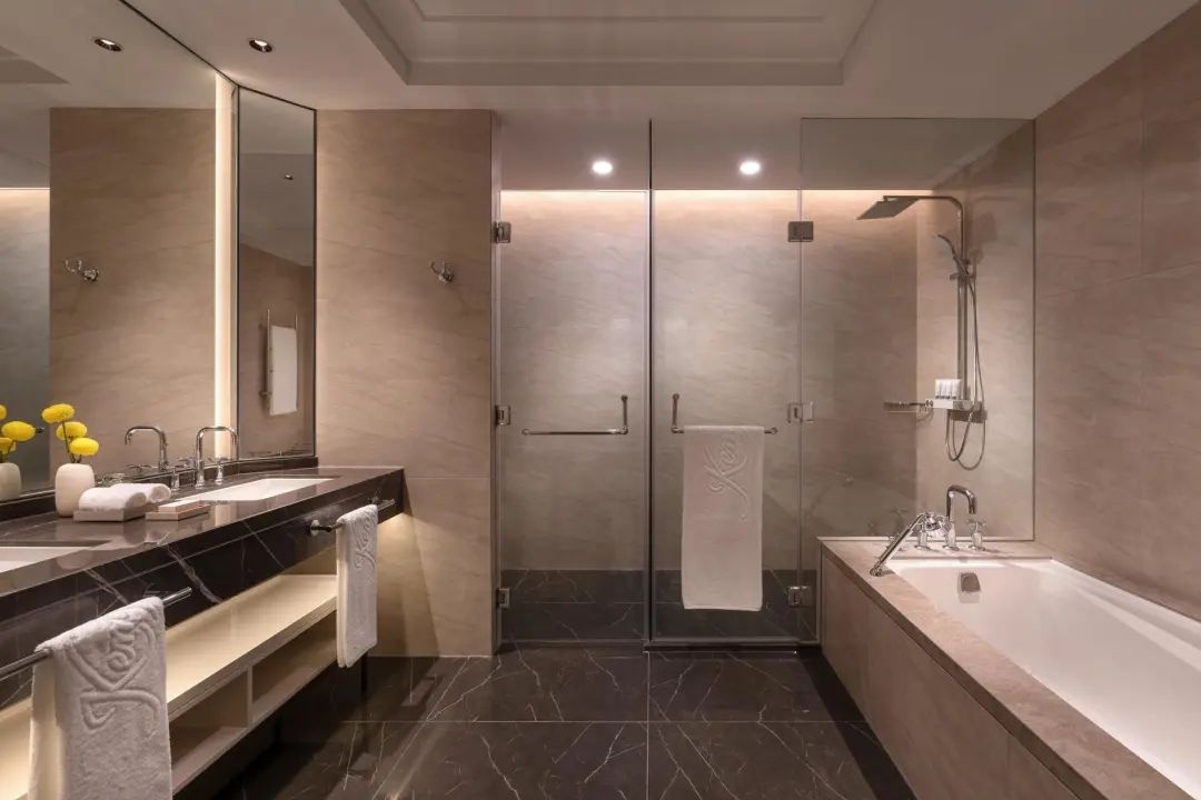 bathroom in guest room