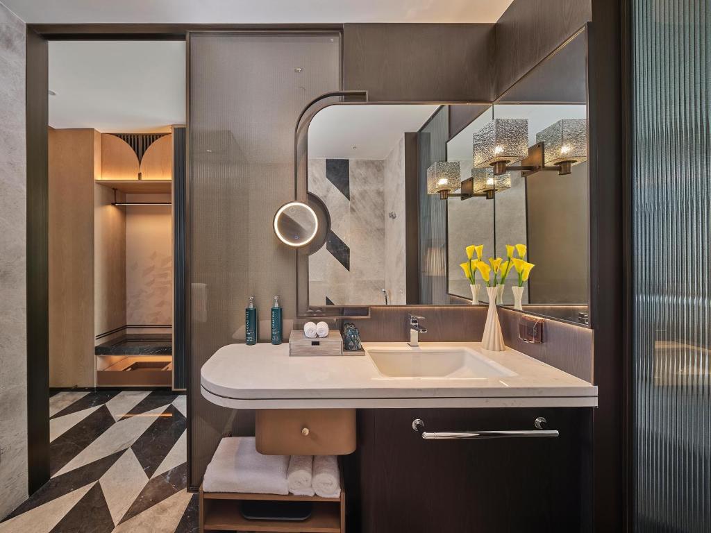 hotel guestroom bathroom