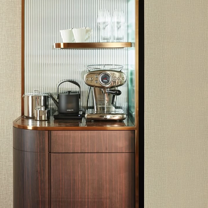 Hotel Soft Drink Display Glass Door Space Saving Drink Counter Mini Bar Fridge Cabinet​for Guestroom Hotel