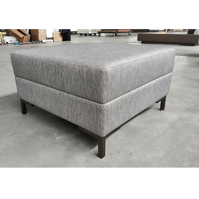 Square Hotel Ottoman for Guest Room Seating