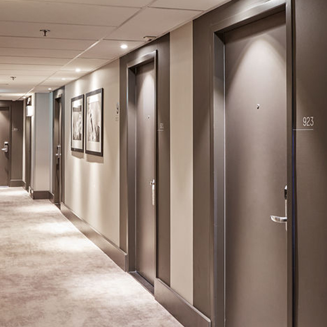 JW Marriott FF&E Furniture Wooden Hotel Door for Guest Room Suite