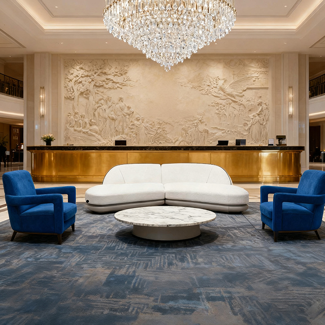 Gyári közvetlen belsőépítészeti megoldás Hotel lobbi bútorok