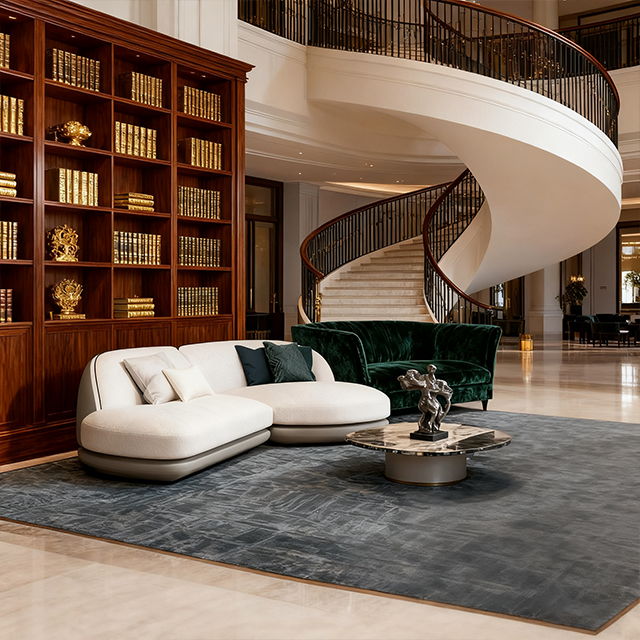 Tovarniška neposredna notranja zasnovana rešitev Hotel Lobby Pohištvo