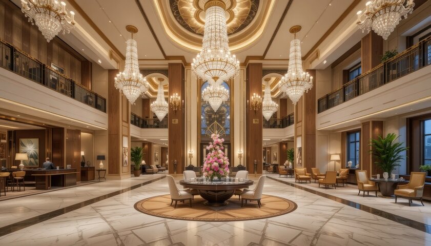 Luxury Hotel Lobby Interior Design