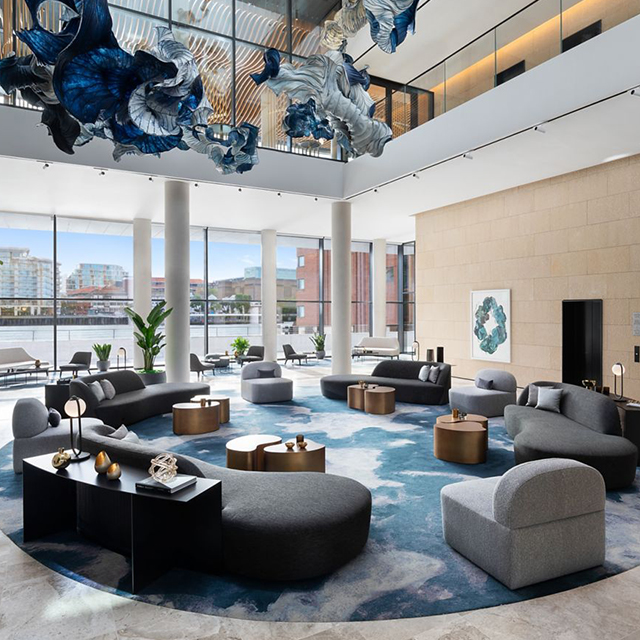 Projectmeubeloplossingen Leverancier Commerciële wachtruimte Hotel Lobby meubels