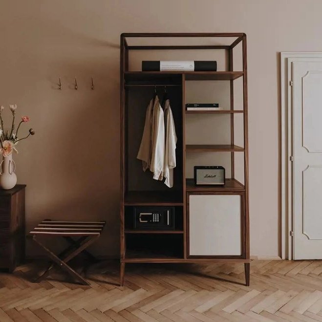 Commercial Hotel Guest Room Save Space Folding Luggage Rack for Hotel Bedroom