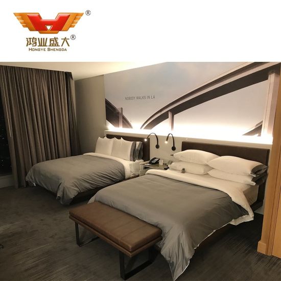 High Quality Luxury Hotel Lounge Bedroom Set Furniture Modern Wood