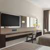 Wooden Hotel Bed and Desk for Commercial Suites