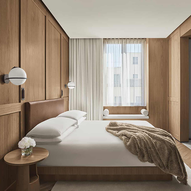 China Factory Customized Hotel Room Suite Furniture Bed