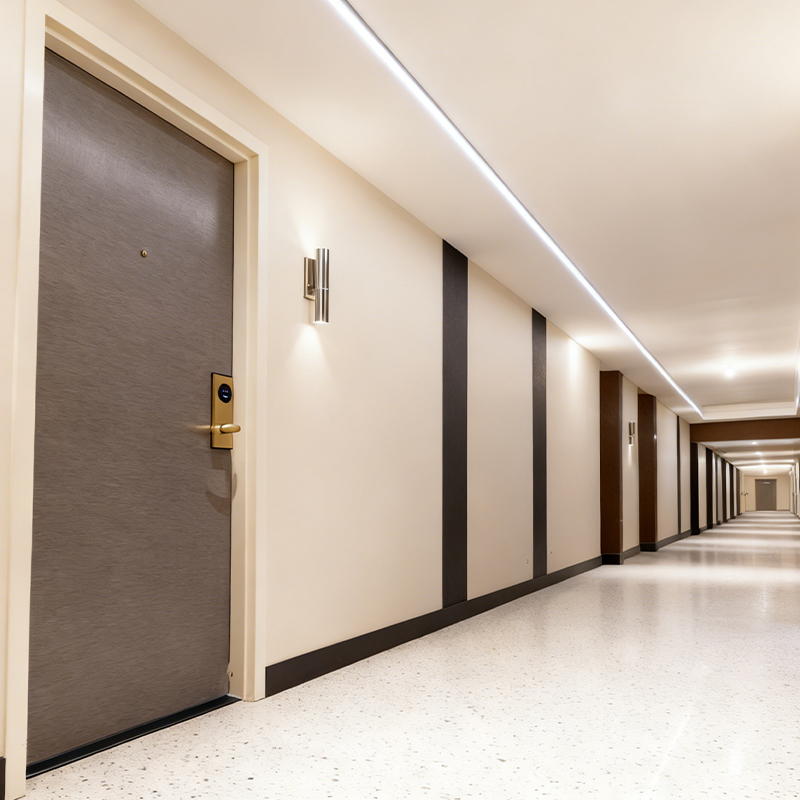 Hotel Door Security Wooden Door for Holiday Inn Hotel 
