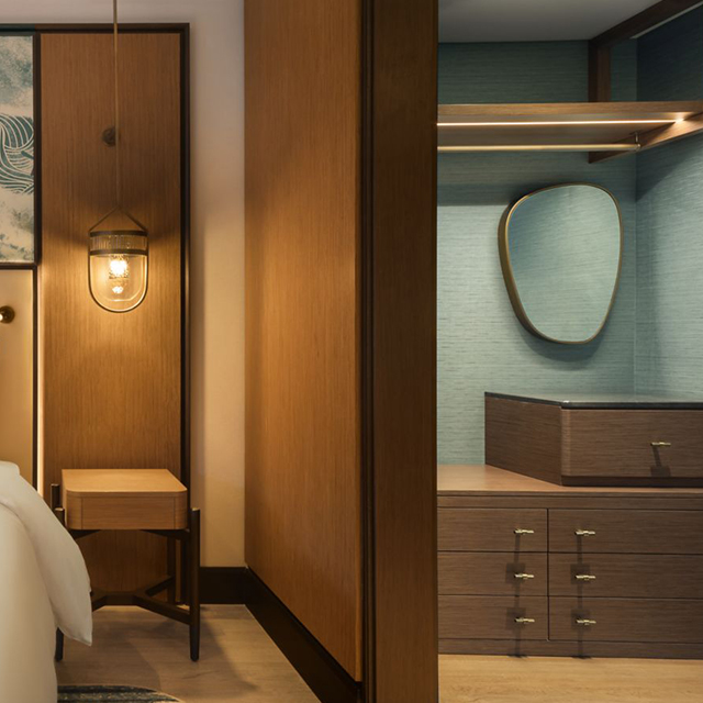 Perabot bilik tidur hotel yang tahan lama untuk projek perhotelan