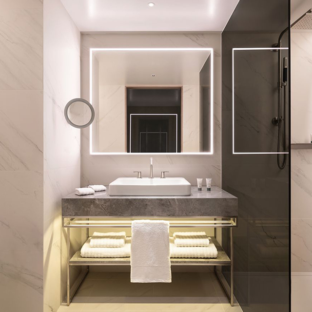 OEM/ODM Supply Hospitality Bathroom Washbasin Cabinet Furniture