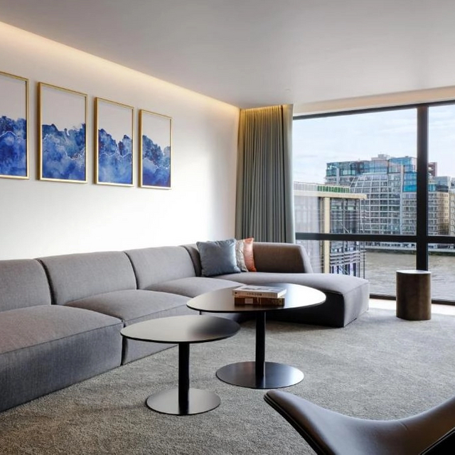 Villa Hotel Bedroom Living Room Furniture Luxury Round/Square/Oval Center Coffee Table