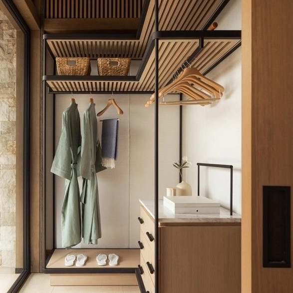 Apartment Hotel Bedroom Furniture Eco-Friendly Wooden Cabinet Storage Wardrobe Closet