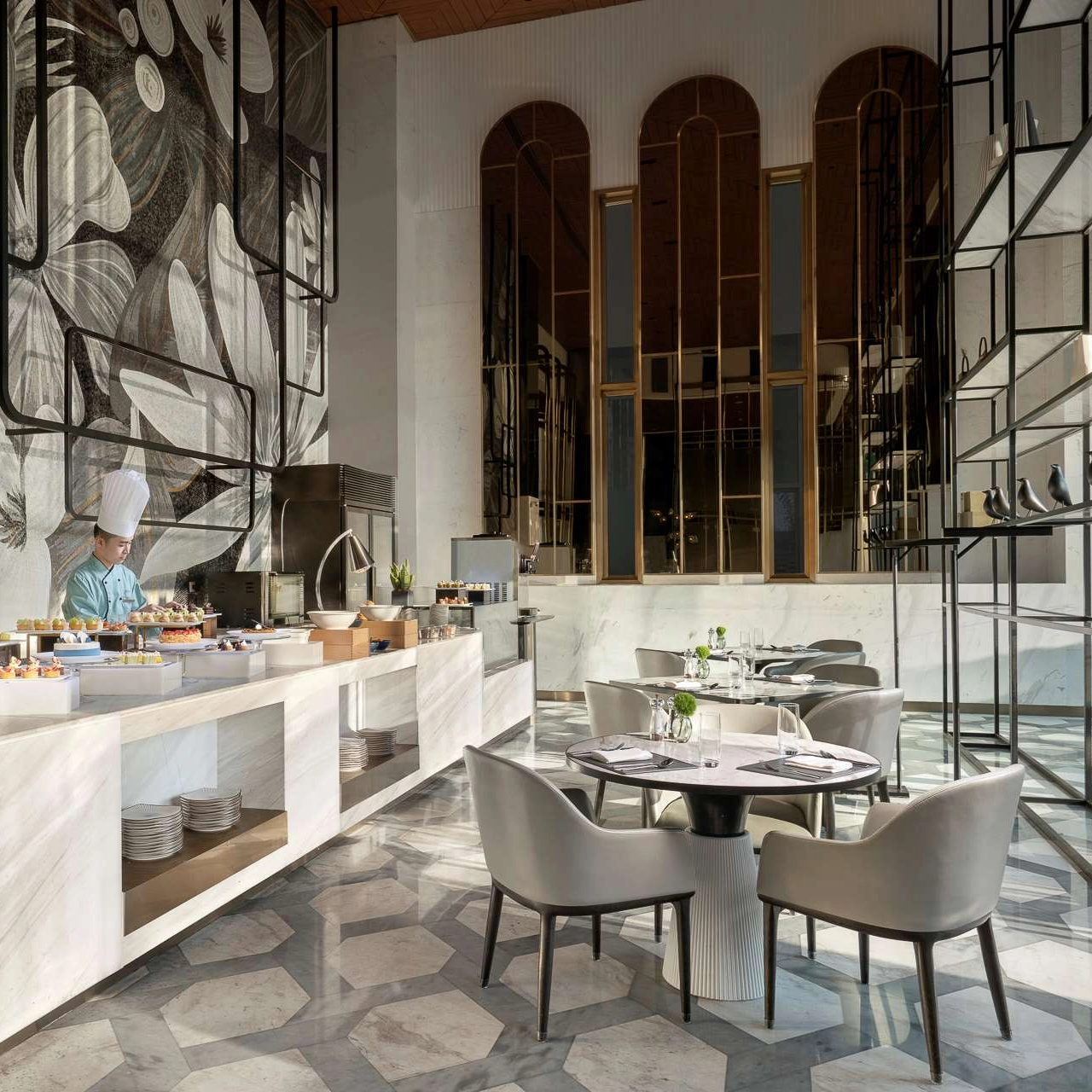  Interior Design Commercial Hospitality Hotel Dining Table And Chair Furniture Set Restaurant Furniture