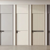 Customized Security Door Interior Soundproof Fireproof Wooden Door for Villa Apartment Hotel Office School