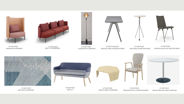 banquet hall ff&e selection