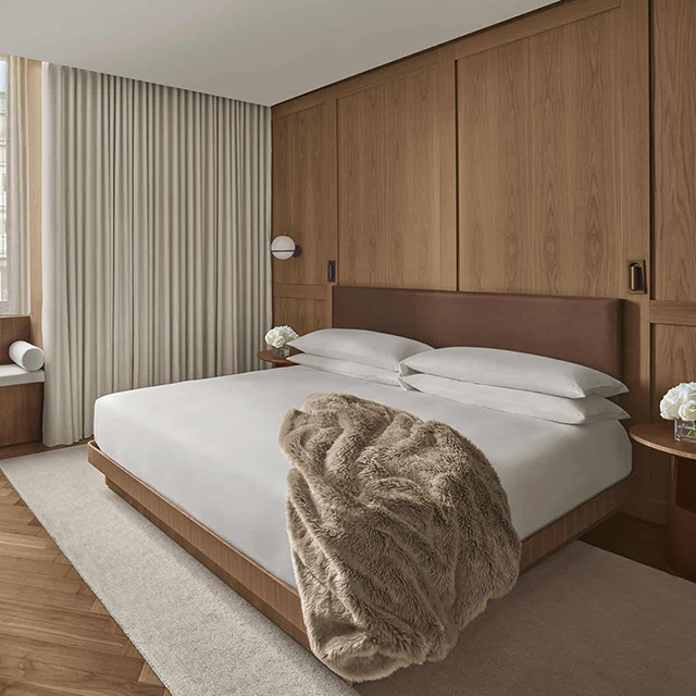 China Factory Customized Hotel Room Suite Furniture Bed