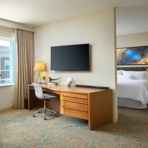 Hotel Wooden Freestanding Writing Desk for Hospitality Furniture