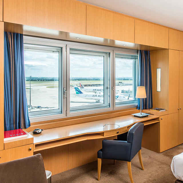 Built-in Furniture Solution Hotel Writing Desk for Hospitality Guest Room