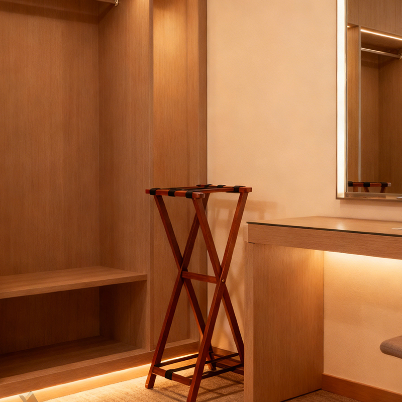 Hotel Luggage Rack Foldable Suitcase Storage Bedroom for IHG