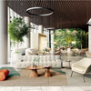 Commercial 5 Star Hotel Furniture Leisure Sofa Chair Lounge Hotel Lobby Area Public Furniture