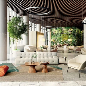 Commercial 5 Star Hotel Furniture Leisure Sofa Chair Lounge Hotel Lobby Area Public Furniture