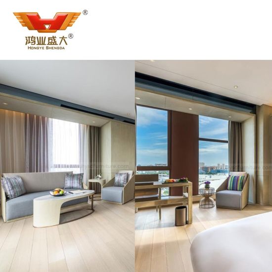 Wooden Luxury Hotel Modern Bedroom Furniture Villa