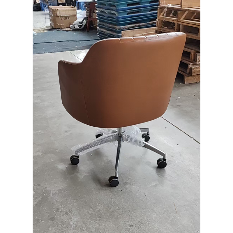 Guestroom Swivel Leather Desk Chair for Modern Hotel