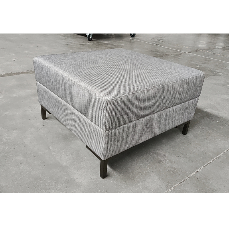 Square Hotel Ottoman for Guest Room Seating