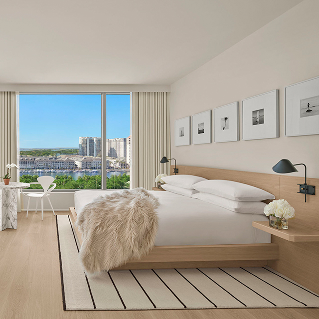 EDITION Hotel Bedroom Embedded Furniture Night Stand