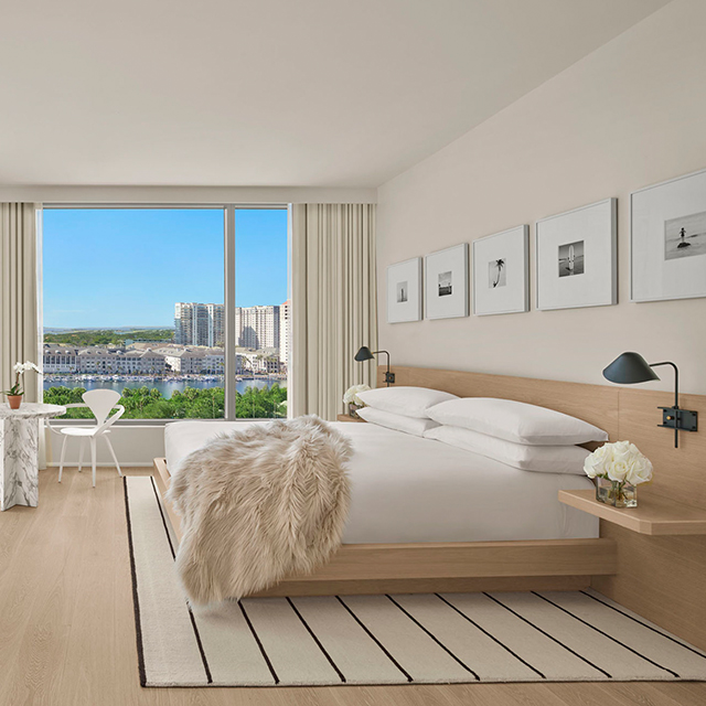 EDITION Hotel Bedroom Embedded Furniture Night Stand