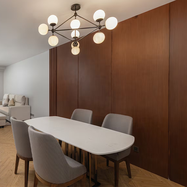 Wood Wall Panel Cladding for Hospitality Fixed Furniture