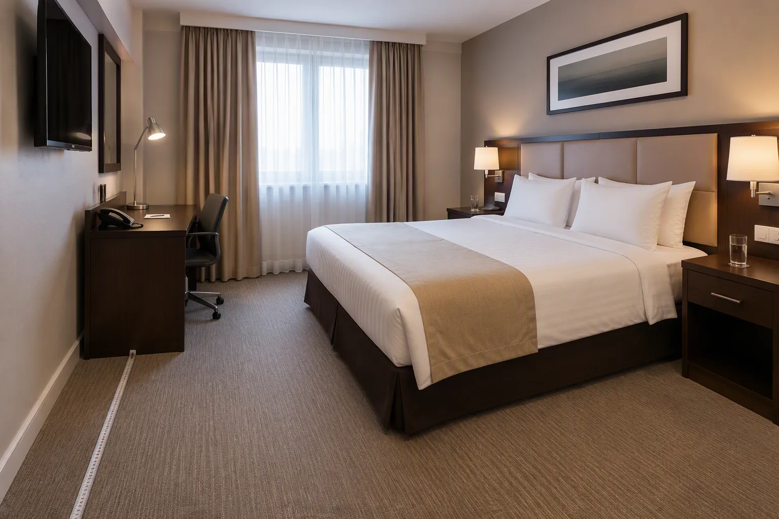 Hotel Room Dimensions for Double Rooms