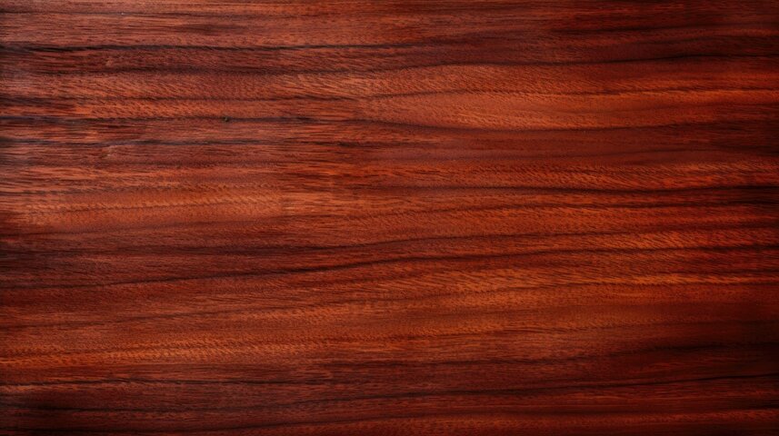 Rich mahogany wood