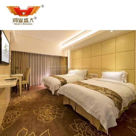 Customized Commercial 3 Star Hotel Furniture Luxury Bed