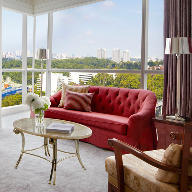 Hotel Lounge Couch Leather Sofa Set for St. Regis Hotel