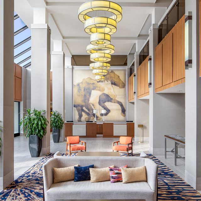 5 Star Hospitality Hilton Hotel Lobby Furniture